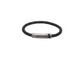 Unique & Co Black Leather Bracelet 21cm