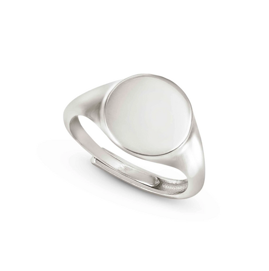 Nomination Messaggi D'amore Circle Signet Ring Silver 241200/016