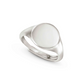 Nomination Messaggi D'amore Circle Signet Ring Silver 241200/016