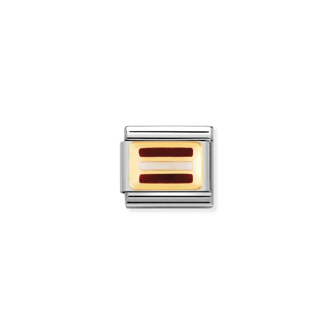 Nomination Composable Classic Latvia Flag Charm 030234/42