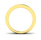 18ct Yellow Gold Emerald and Diamond Channel Set Half Eternity Ring