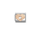 Nomination Composable Classic Rose Gold White Pearl Heart 430516/13