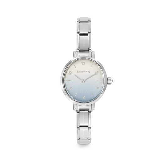 Nomination Time Blue Ombre Oval Dial Watch 076038/037