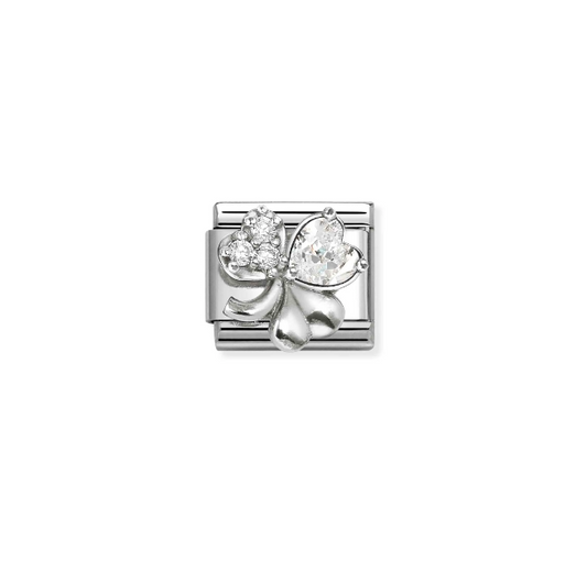 Nomination White Cubic Zirconia Clover 330322/12