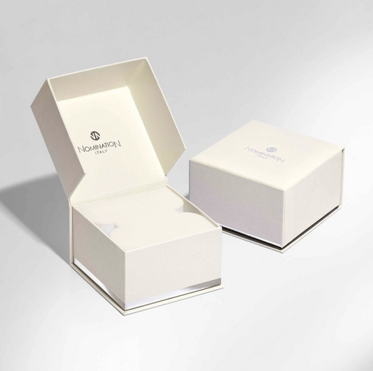 Nomination Time Oval White Mother of Pearl Watch 076040/008