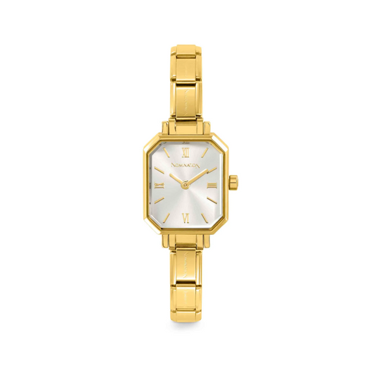 Nomination Time Paris Yellow PVD Sunray Silver Dial Watch 076032/017