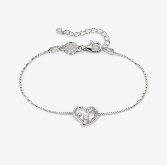 Nomination Dreams Beats Heart Bracelets in Silver with Cubic Zirconia 242601/004