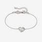 Nomination Dreams Beats Heart Bracelets in Silver with Cubic Zirconia 242601/004