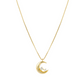 Nomination Dream Beats Yellow Gold Plated Luna Moon Necklace 242602/024