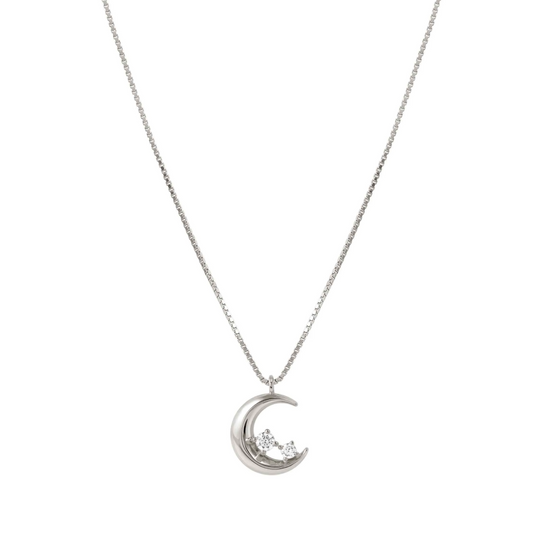 Nomination Dream Beats Sterling Silver Luna Moon Necklace 242602/022