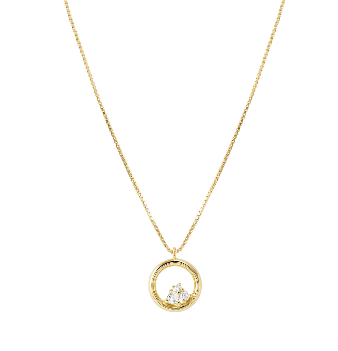 Nomination Dream Beats Yellow Gold Plated Circle Necklace 242602/044