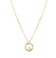Nomination Dream Beats Yellow Gold Plated Circle Necklace 242602/044