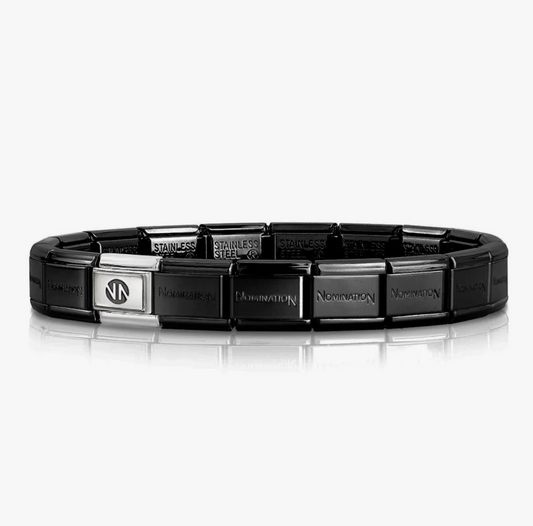 Nomination Classic Composable Black Classic Bracelet 530301SI/002
