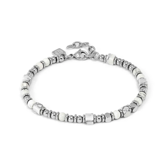 Nomination Instinct Style Infinity Edition Bracelet White Howlite 027935/048