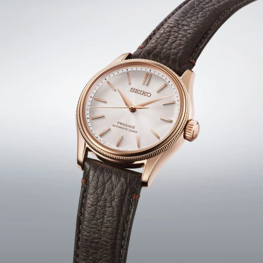 Seiko Presage Classic Series x Tomioka Silk Promotion Organisation Limited Edition in White Shiro-neri – Gunma-Hoso Limited Edition Watch HCC008J1