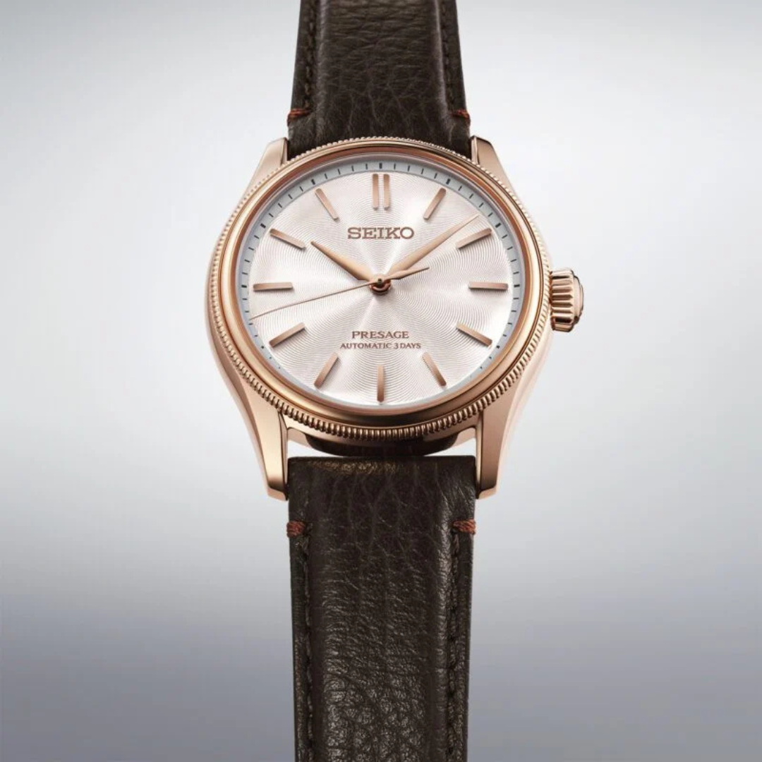 Seiko Presage Classic Series x Tomioka Silk Promotion Organisation Limited Edition in White Shiro-neri – Gunma-Hoso Limited Edition Watch HCC008J1
