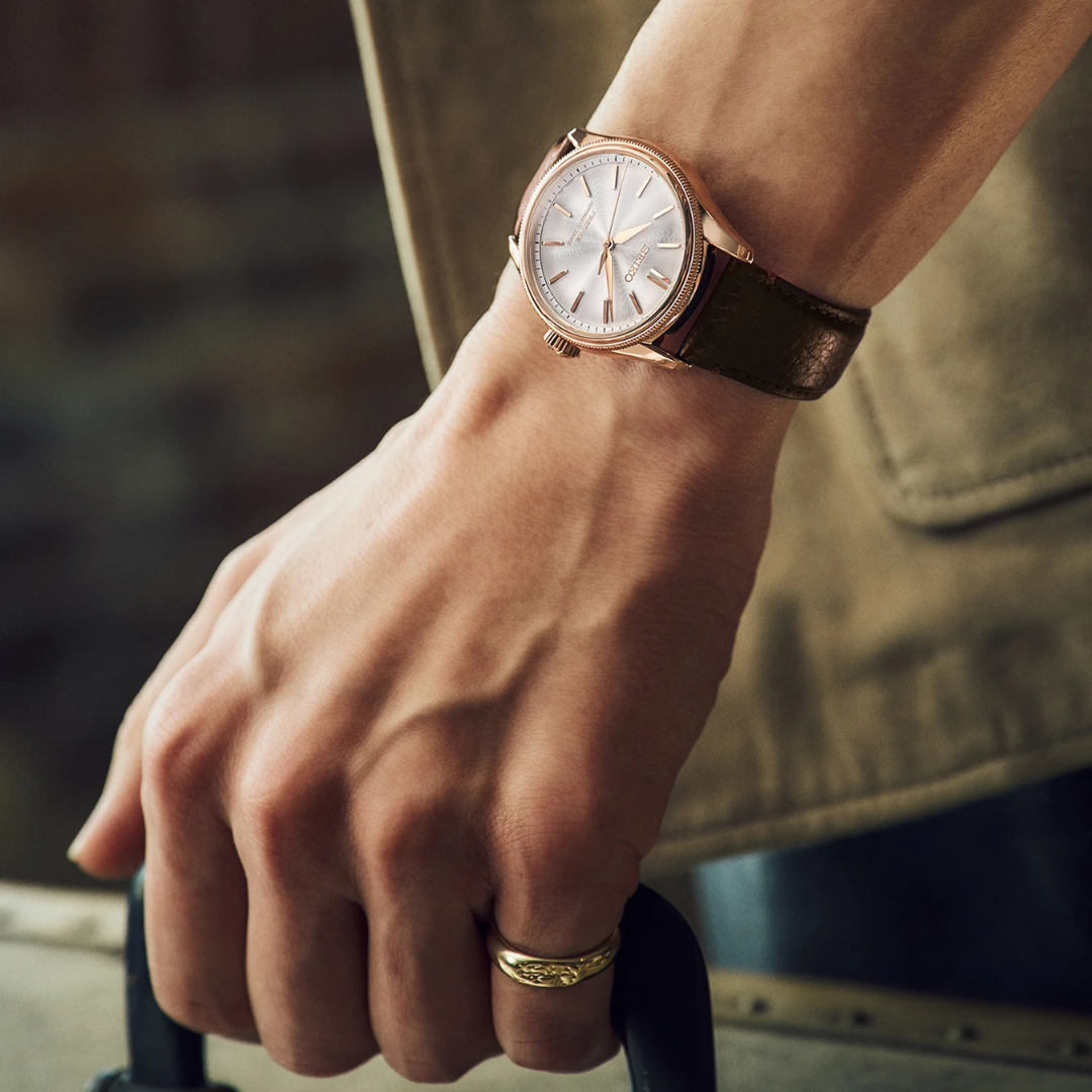 Seiko Presage Classic Series x Tomioka Silk Promotion Organisation Limited Edition in White Shiro-neri – Gunma-Hoso Limited Edition Watch HCC008J1