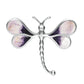 Sterling Silver Derbyshire Blue John Dragonfly Brooch