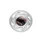 Derbyshire Blue John Sterling Silver Celtic Framed Brooch