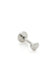 Tish Lyon Labret Titanium Mini Heart Stud Earrings