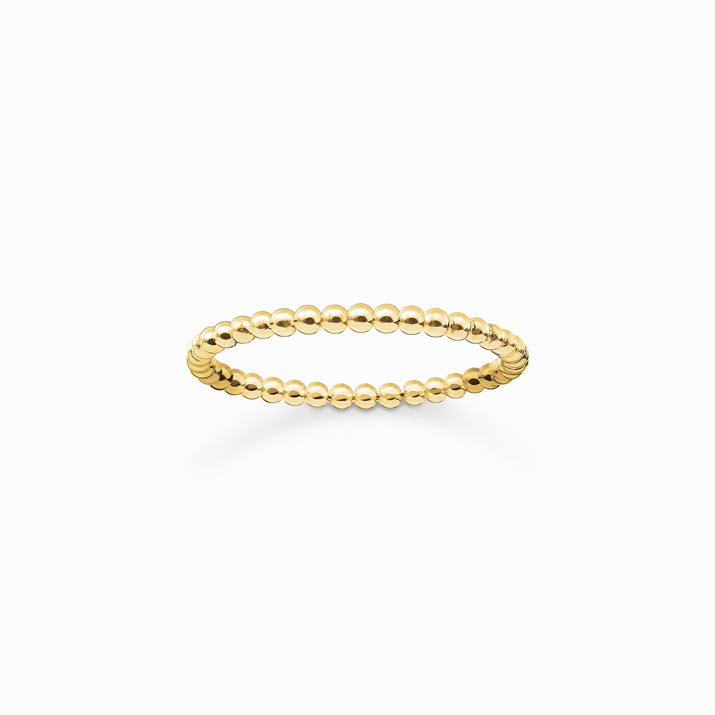 Thomas Sabo Yellow Gold Plated Dots Ring Size 54 TR2122-413-12