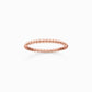 Thomas Sabo Rose Gold Plated Beaded Band Size 52 TR2122-415-12