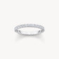 Thomas Sabo Sterling Silver Slim Cubic Zirconia Ring Size 54 TR2467-051-14