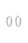 Tish Lyon Titanium 12mm Crystal Hoop Earrings