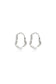Tish Lyon Titanium Crystal Wavy Hoop Earrings