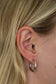 Tish Lyon Titanium 16mm Hollow Tubular Hoop Earrings