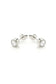 Tish Lyon Round Rubover Moissanite Titanium Stud Earrings