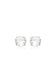Tish Lyon Titanium Round Claw Set Moissanite Stud Earrings