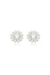 Tish Lyon Round Titanium Cluster Stud Earrings
