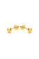 Tish Lyon Yellow Gold PVD Titanium Ball Stud Earrings