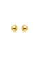 Tish Lyon Yellow Gold PVD Titanium Ball Stud Earrings