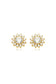 Tish Lyon Yellow Gold PVD Cluster Titanium Stud Earrings
