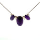 Pre-Owned Amethyst Necklace Stamped 925