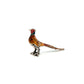 Saturno Sterling Silver Enamel Pheasant Mini Figurine