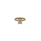 18ct Yellow Gold Laboratory Grown Diamond 2.03ct Emerald Cut Ring Size N