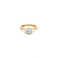 18ct Yellow Gold 0.90ct Brilliant Cut Diamond Ring Size M