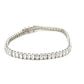 9ct White Gold 10ct Emerald Cut Laboratory Grown Diamond Bracelet