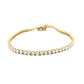 9ct Yellow Gold Brilliant Cut Laboratory Grown Diamond 6ct Bracelet