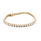 9ct Yellow Gold 9.10ct Brilliant Cut Laboratory Grown Diamond Line Bracelet