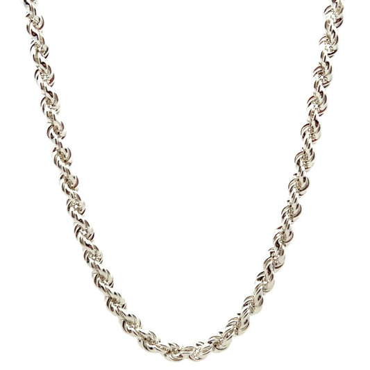 Sterling Silver 24" Rope Chain