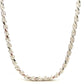 Sterling Silver 18" Diamond Cut Rope Chain