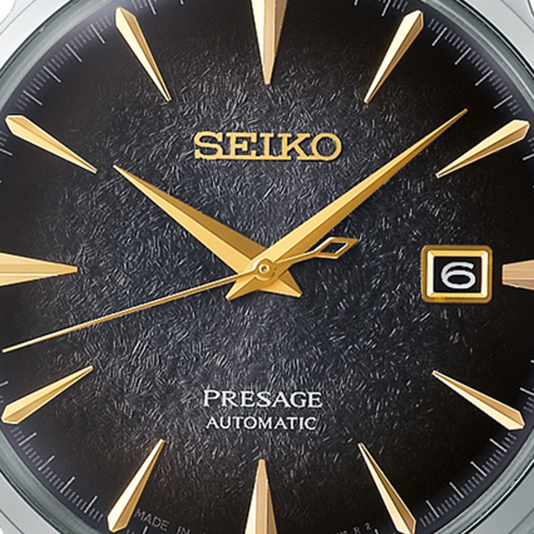 Seiko Cocktail Time Star Bar Gradation Grey Watch SRPK93k1