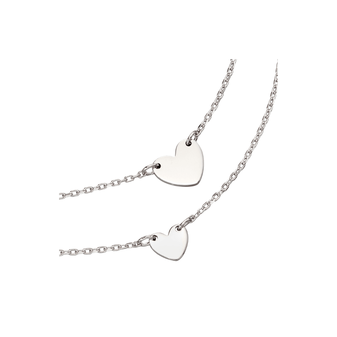 Little Star Matilda 'Mummy and Me' Heart Pendant and Chain LSN0179