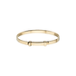 Little Star Flores Yellow Gold Plated Expander Baby Bangle LSB0034