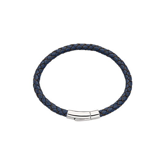 Little Star 'Daddy and Me' Reed Men's Leather Bracelet with Steel Clasp LSB0128