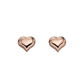 Little Star Emily Rose Plated Heart Studs LSE0151